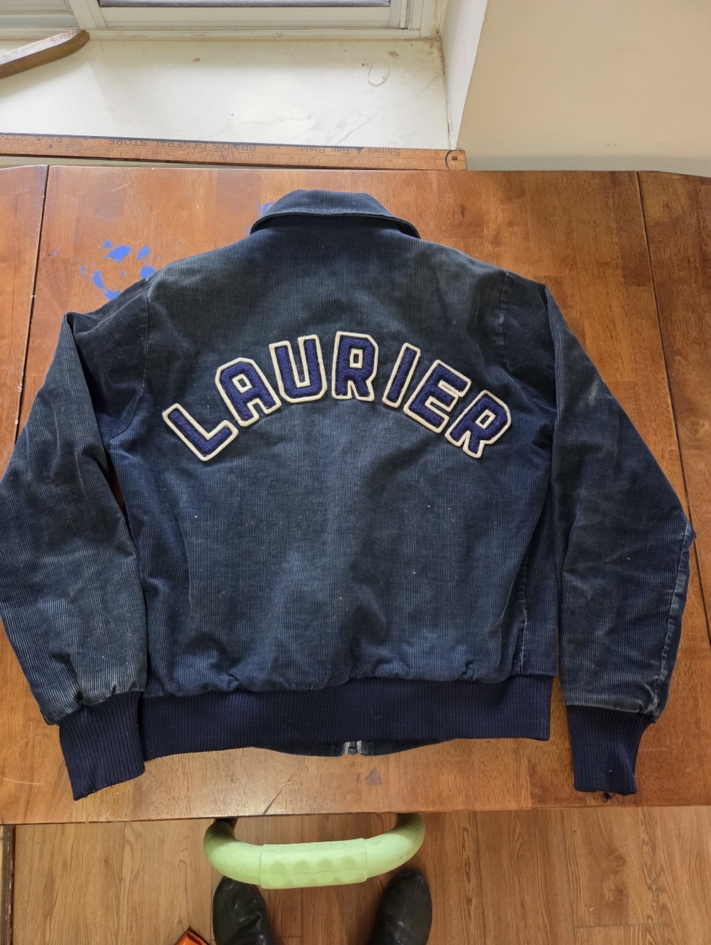 Vintage 1970s/80s Wilfrid Laurier University Corduroy Varsity Jacket - McCarthy